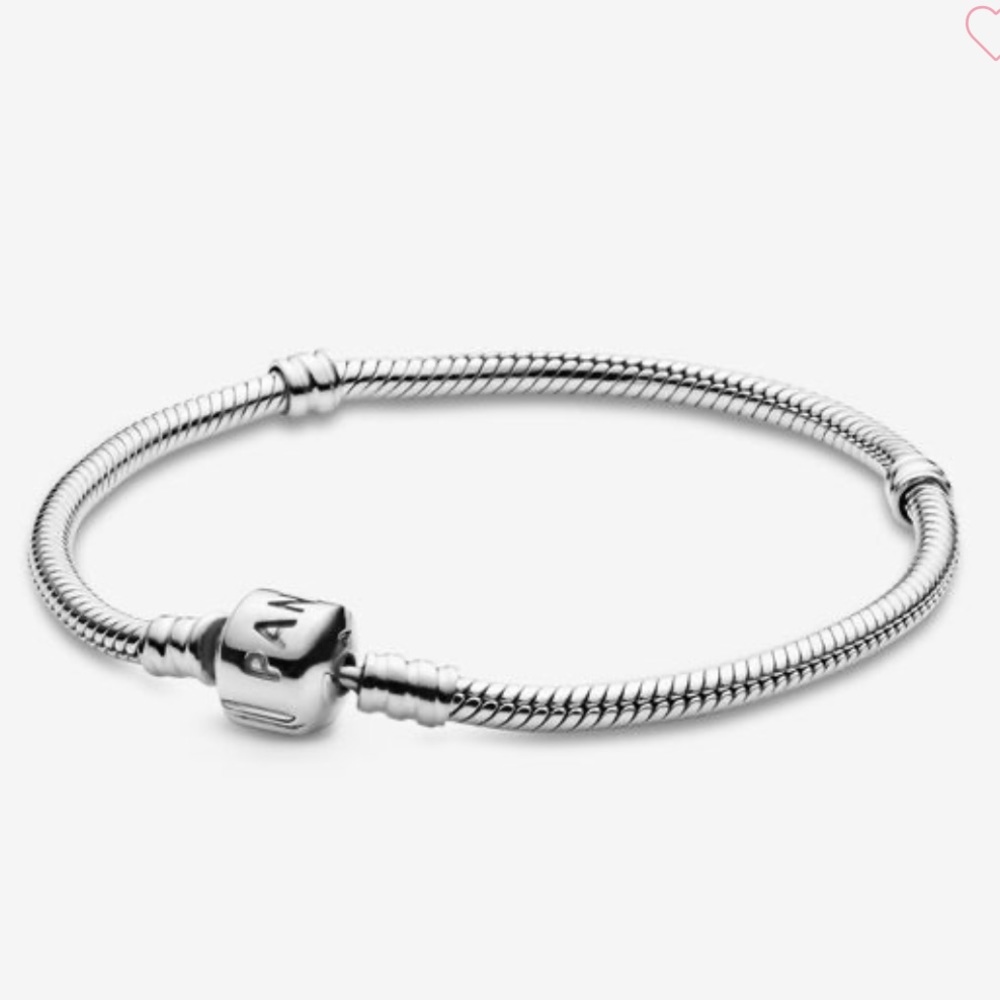 Silver Pandora Snake Chain Bracelet